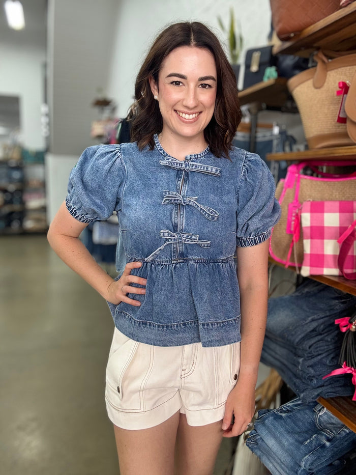 Amalie Top - Denim