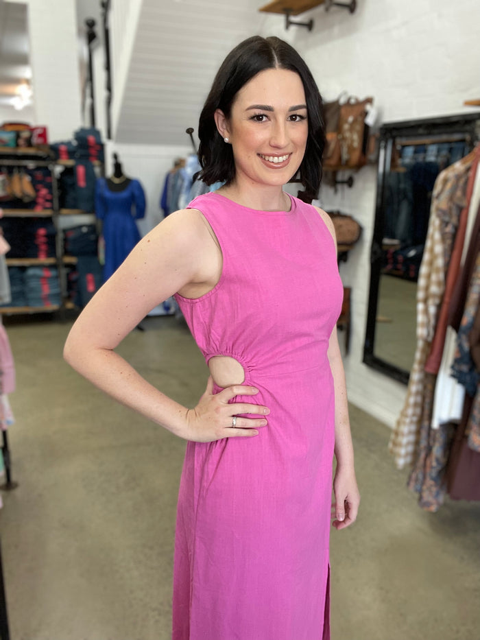 Becca Dress - Hot Pink