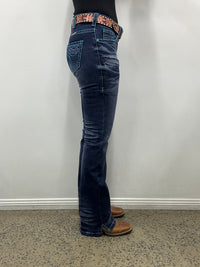 Cowgirl Tuff Jeans - Colorful Bootstitch