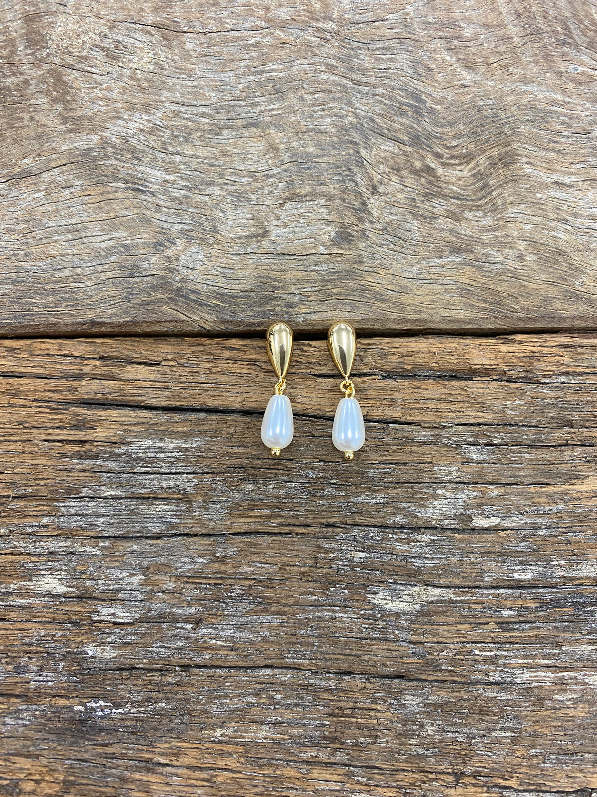Earrings - Tear Drop Pearl Earrings