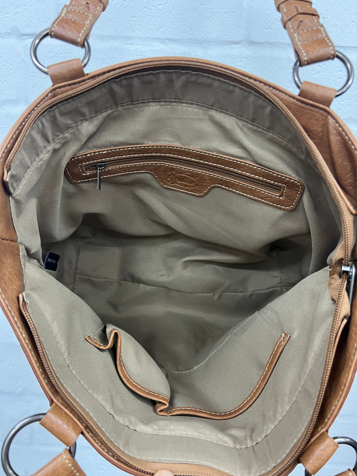 Western Handbag - Justin Chevron Stitch