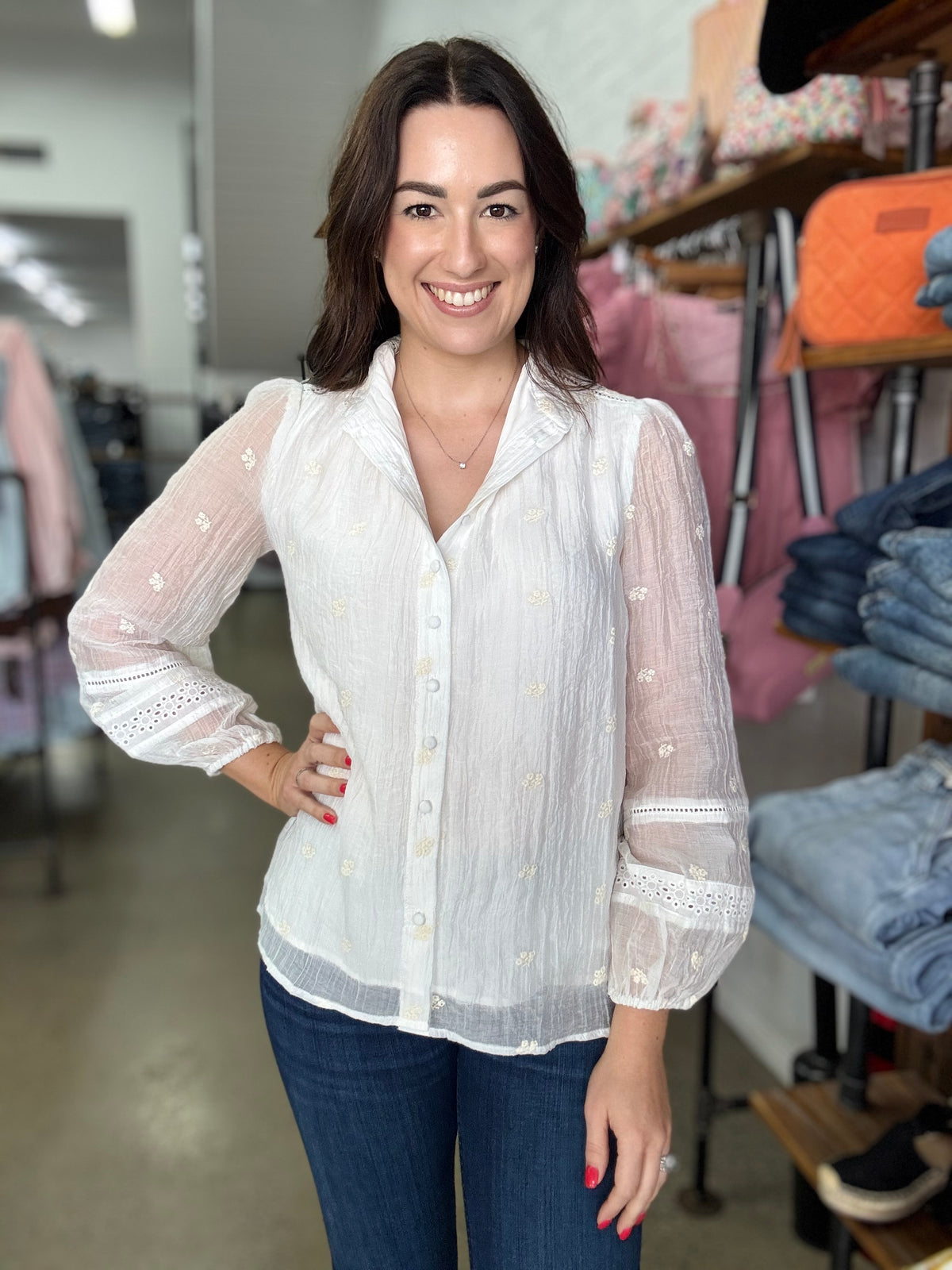 Penny Top - White