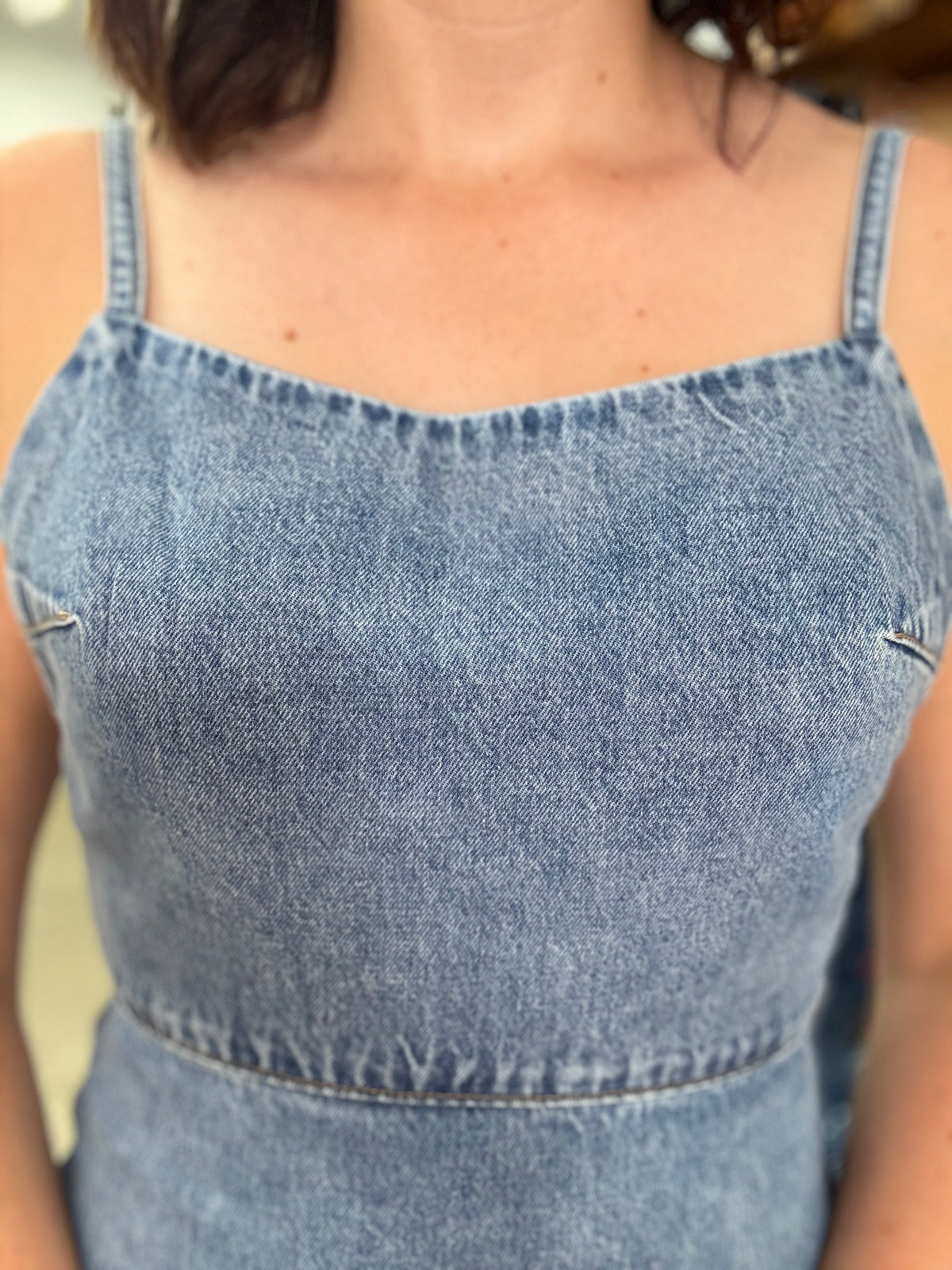Aster Mini Dress - Denim