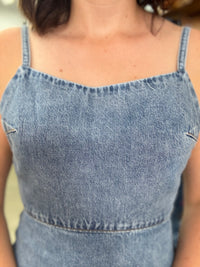Aster Mini Dress - Denim