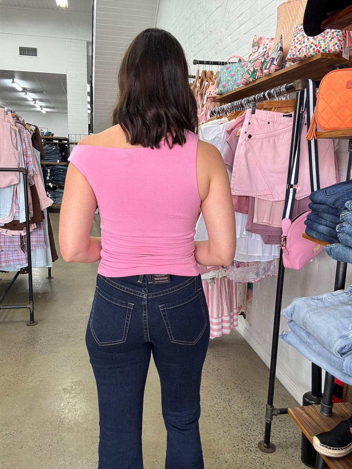 Kylie Off The Shoulder Top - Orchid