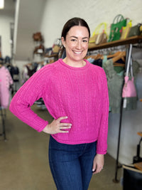 Lovey Knit - Hot Pink