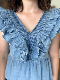 Gabrielle Top - Denim