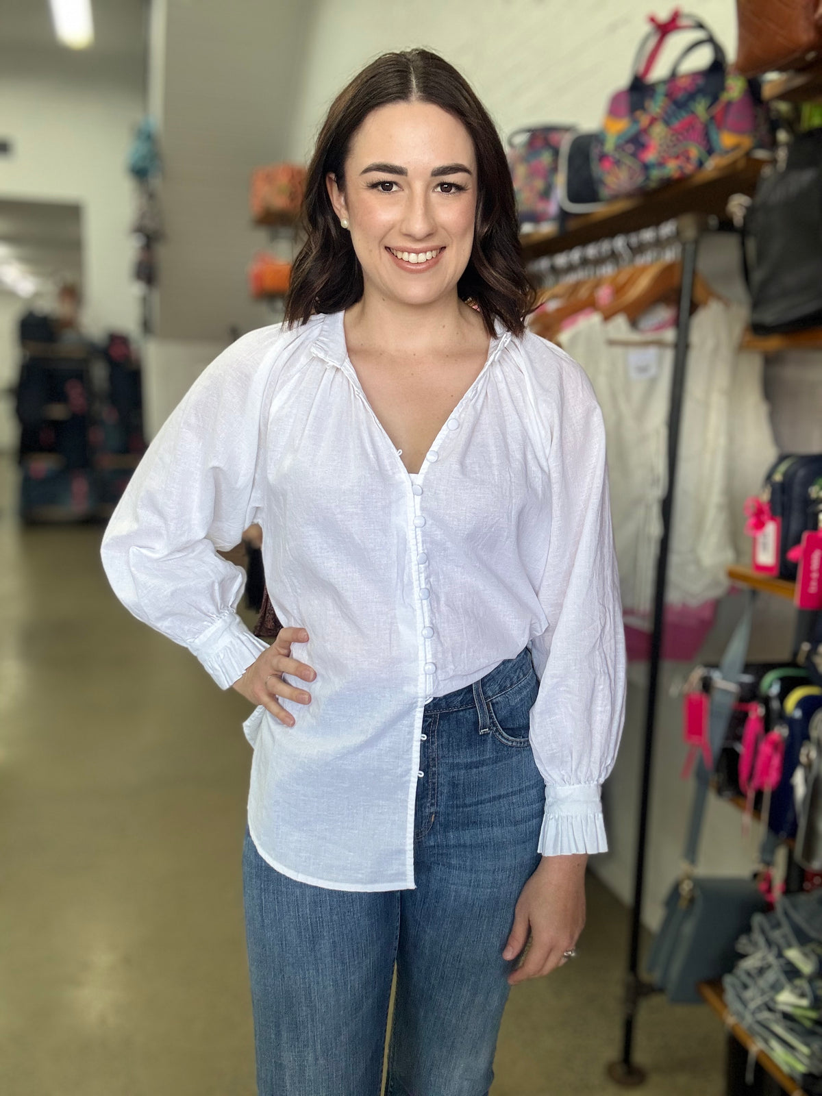 Evelyn Top - White