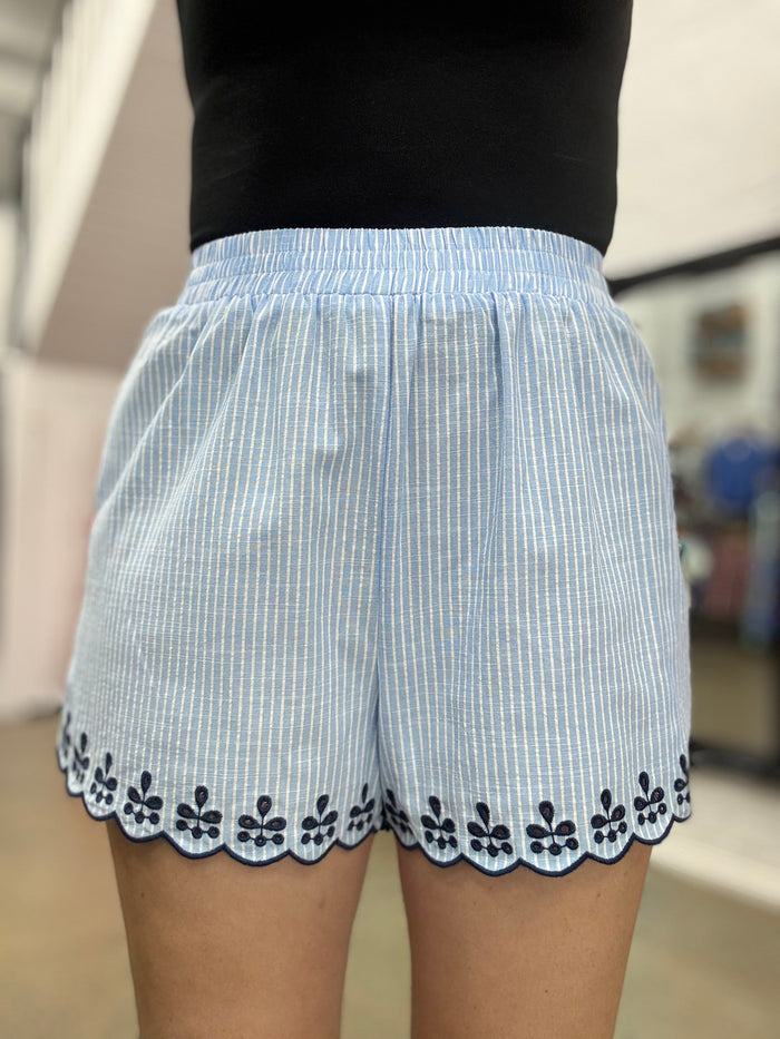Cynthea Short - Blue Stripe
