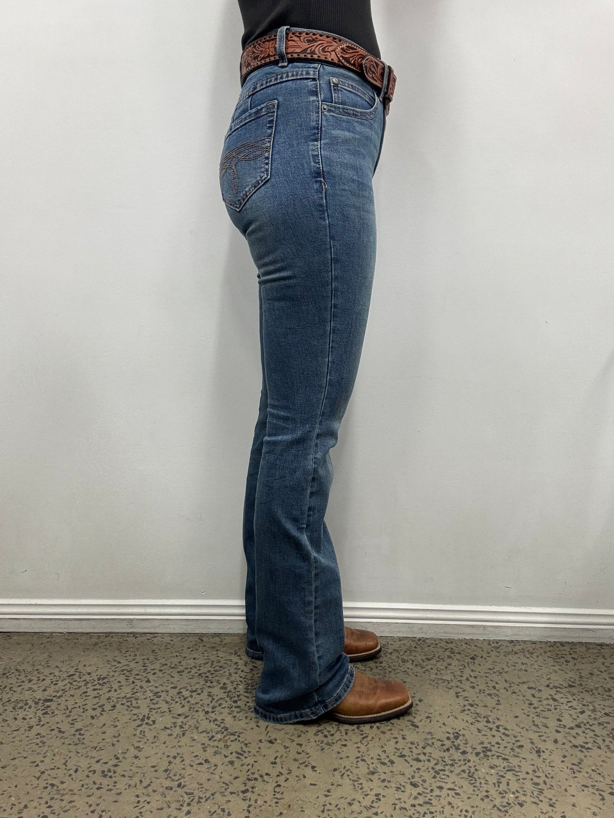 Rock & Roll Cowgirl Jeans - BW4HD09084 - Double Coin Pocket High Rise Bootcut