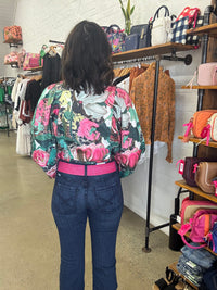 Donatella Top - Pink Leopard
