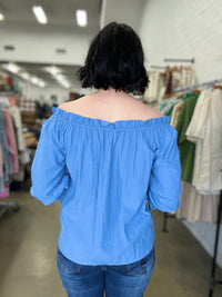 Hillary Top - Cobalt