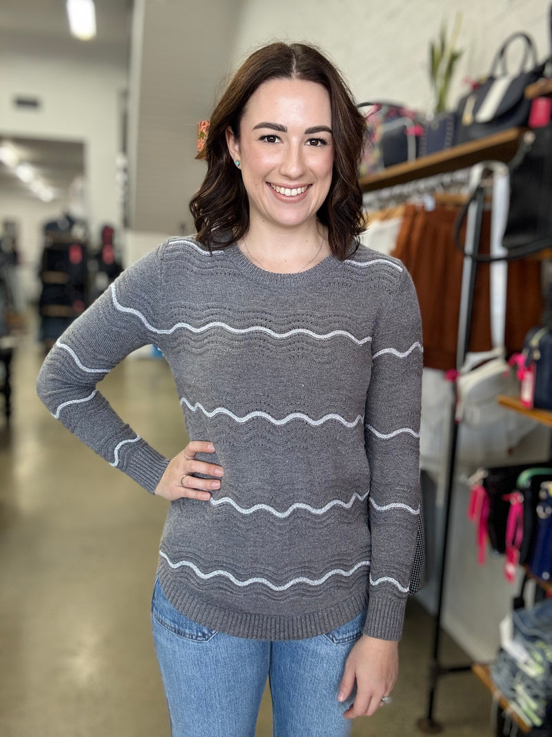 Delaney Pullover - Grey