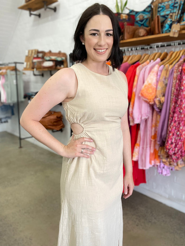 Becca Dress - Beige