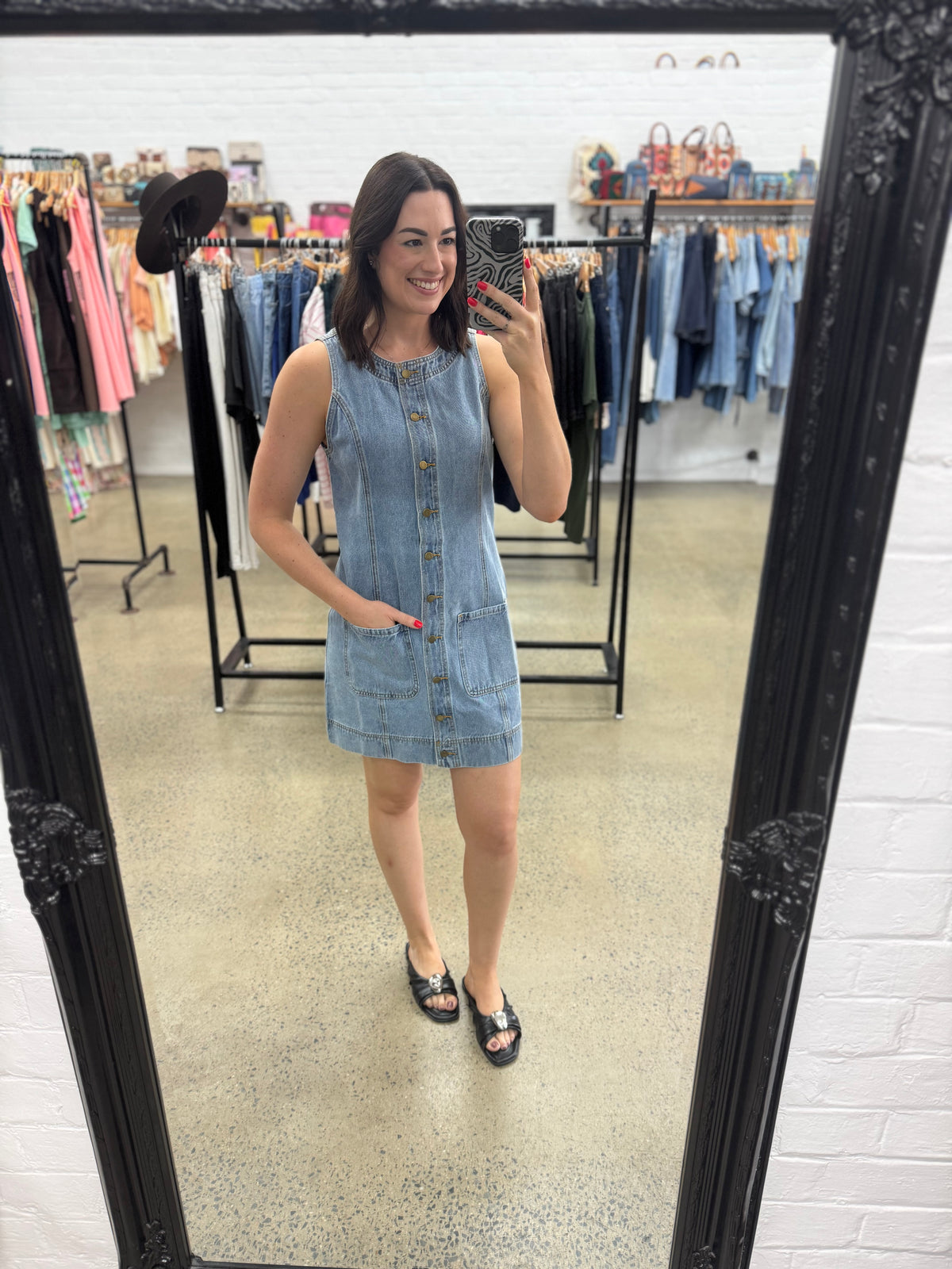 Benson Dress - Light Denim