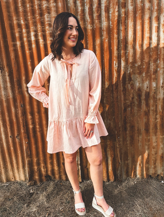 LJC Oliver Dress - Pale Pink