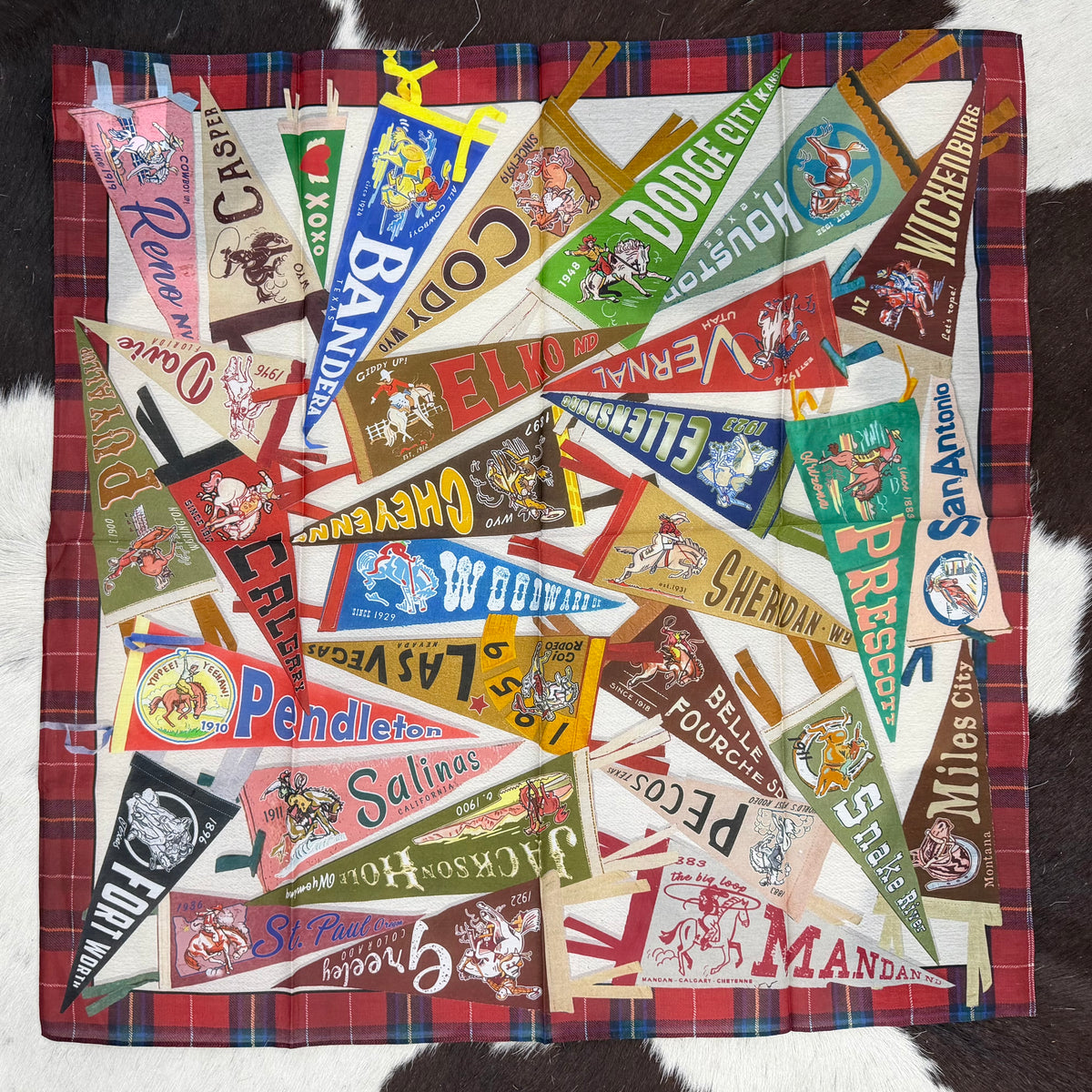 Western Wild Rag - Rodeo Pennants