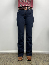 Rock & Roll Cowgirl Jeans - BW4MD09743 - Welt Pocket Mid Rise Bootcut