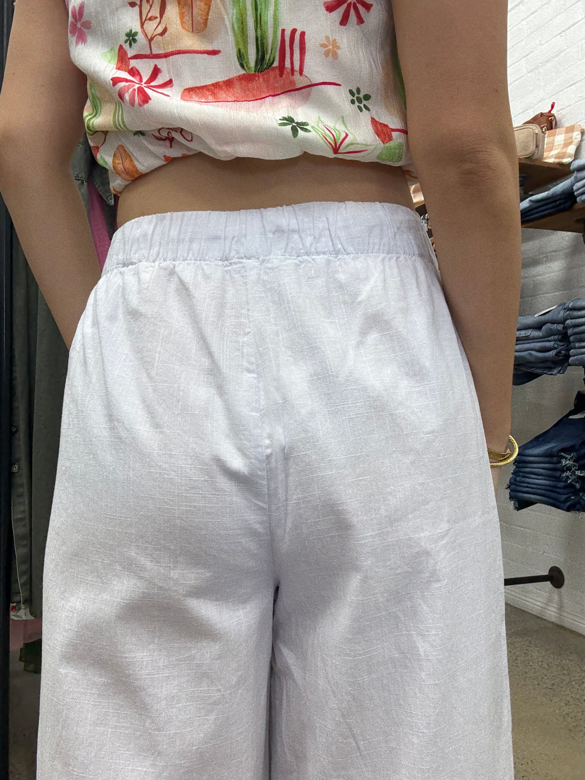 Essential Pants - White