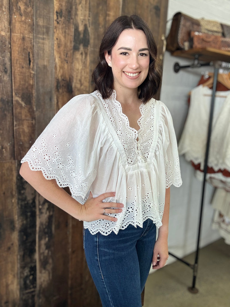 Eloise Top - White