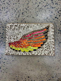 Beaded Clutch - Vibrant Wing