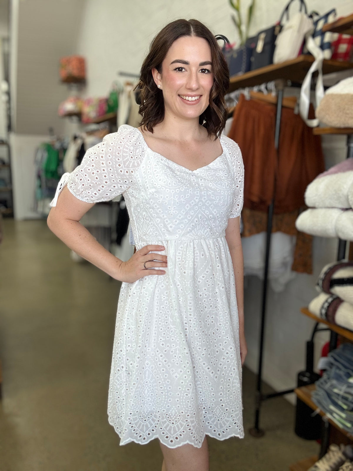 Fran Dress - White