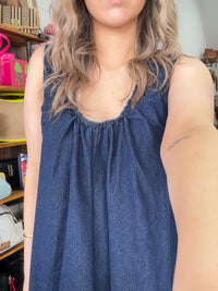 Dylan Mini Dress - Dark Denim