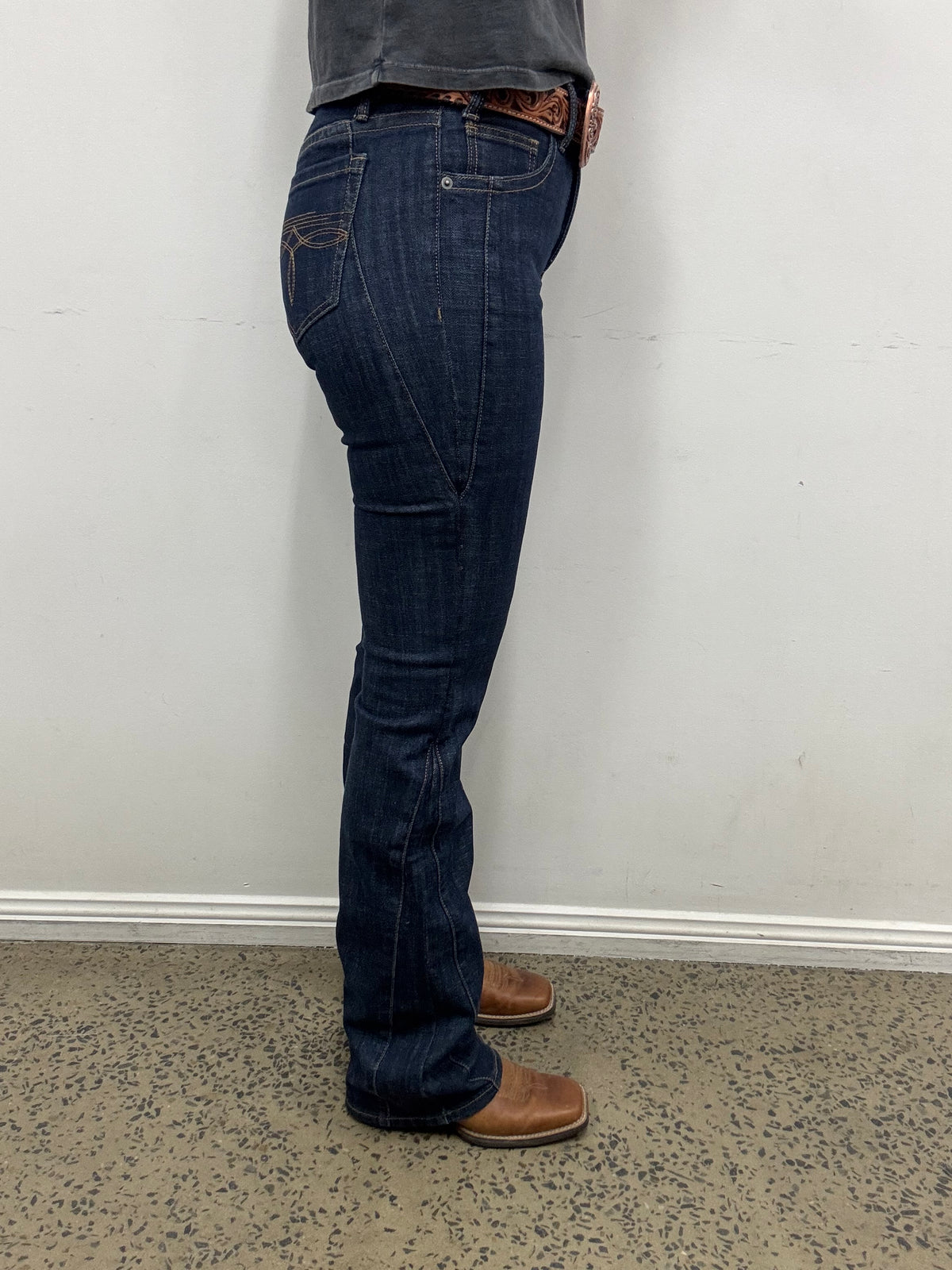 Rock & Roll Cowgirl Jeans - BW4HD07892 - Side Panel High Rise Bootcut