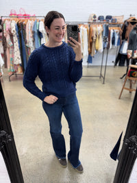 Lovey Knit - Navy