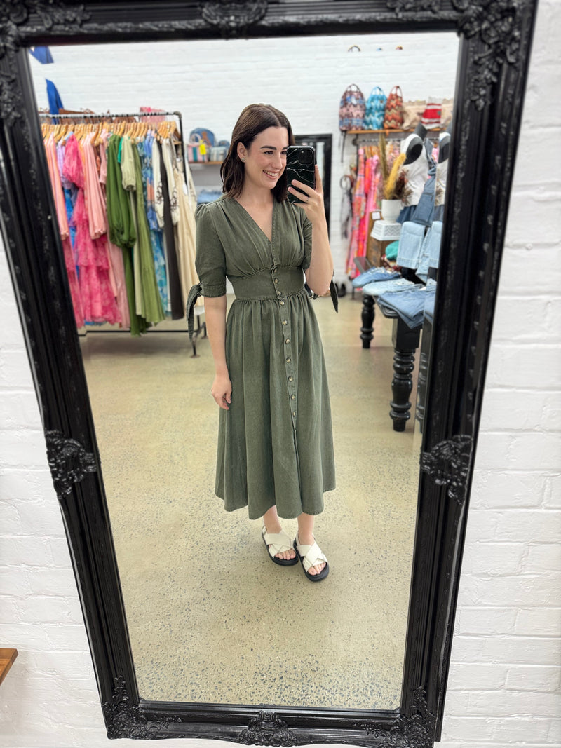 Everleigh Dress - Sage