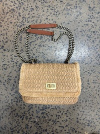 Raffia Clutch - Neutral