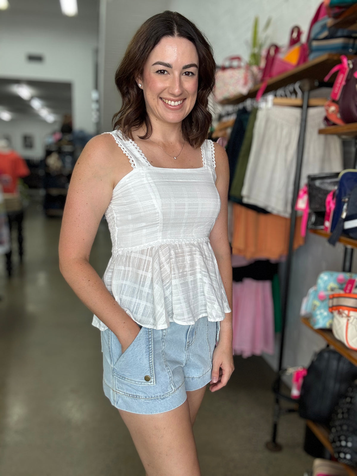 Sally Top - White