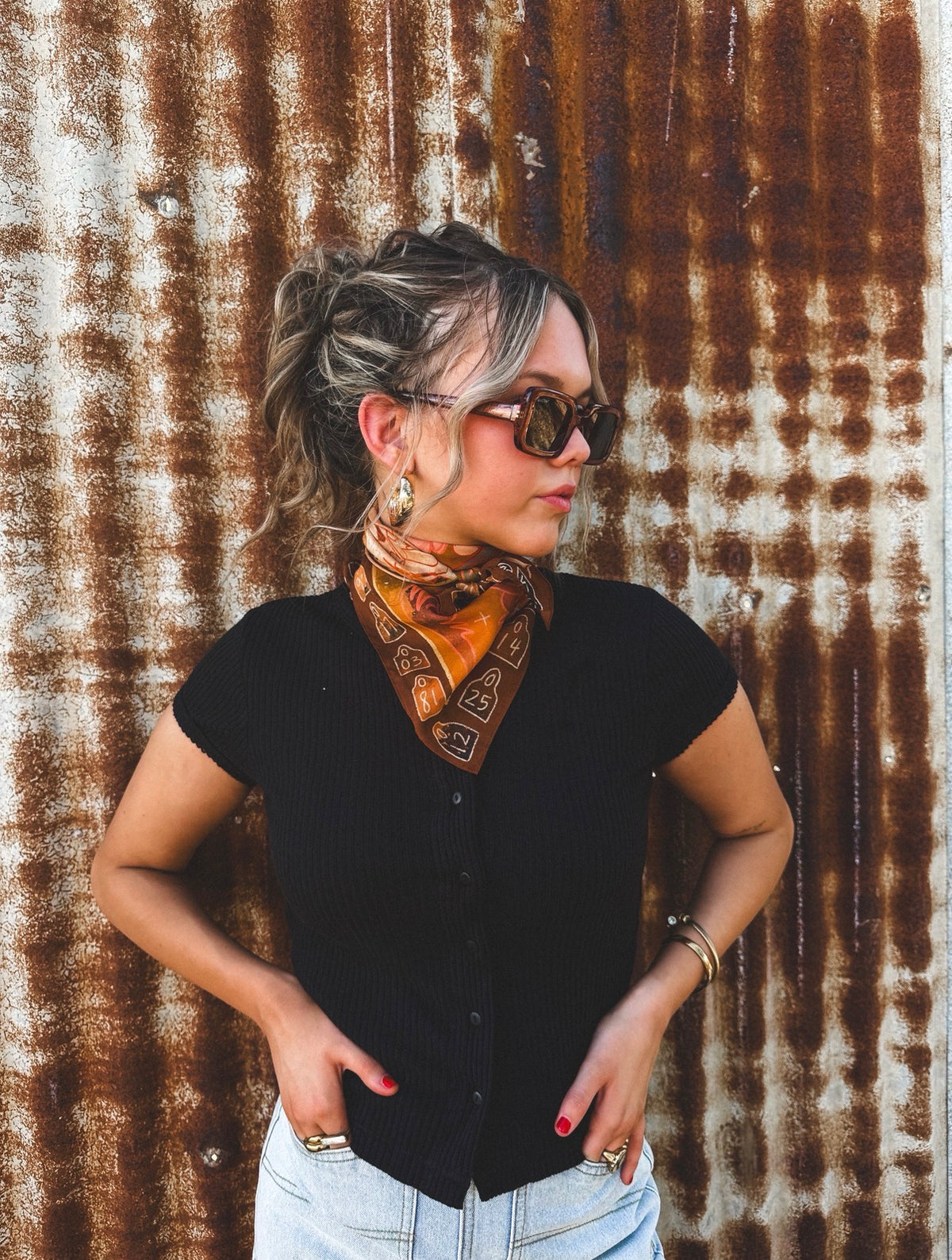 Bailey Knit Top - Black