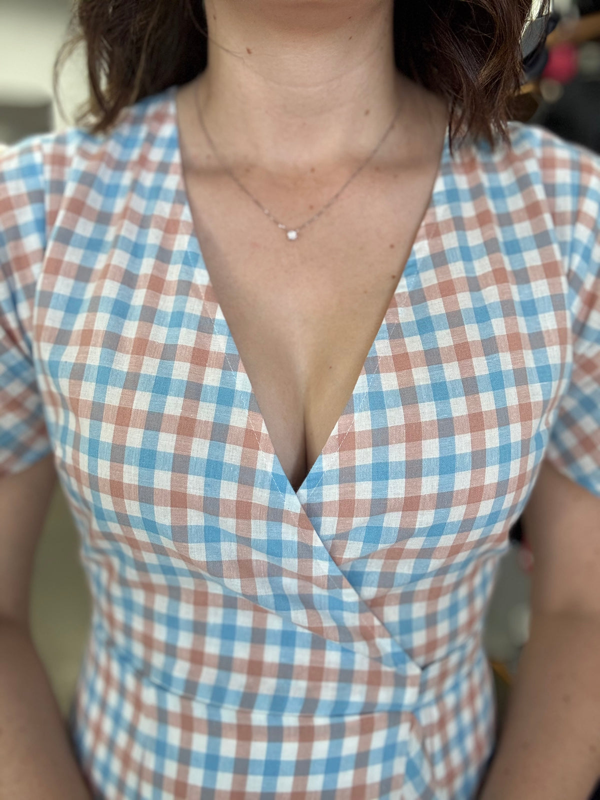 Armani Dress - Pink & Blue Gingham