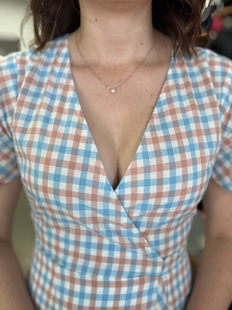 Armani Dress - Pink & Blue Gingham