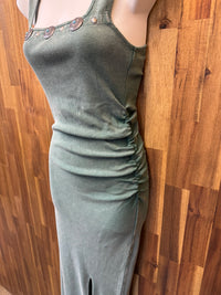 Rock & Roll Ruched Side Evergreen Dress (BWD0R08804-30)
