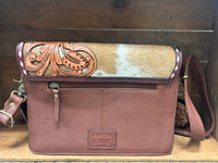 Poppy - Tooled Cowhide Crossbody