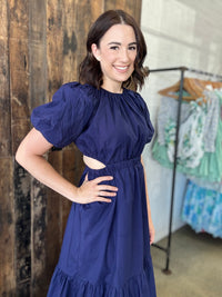 Ruth Dress - Navy