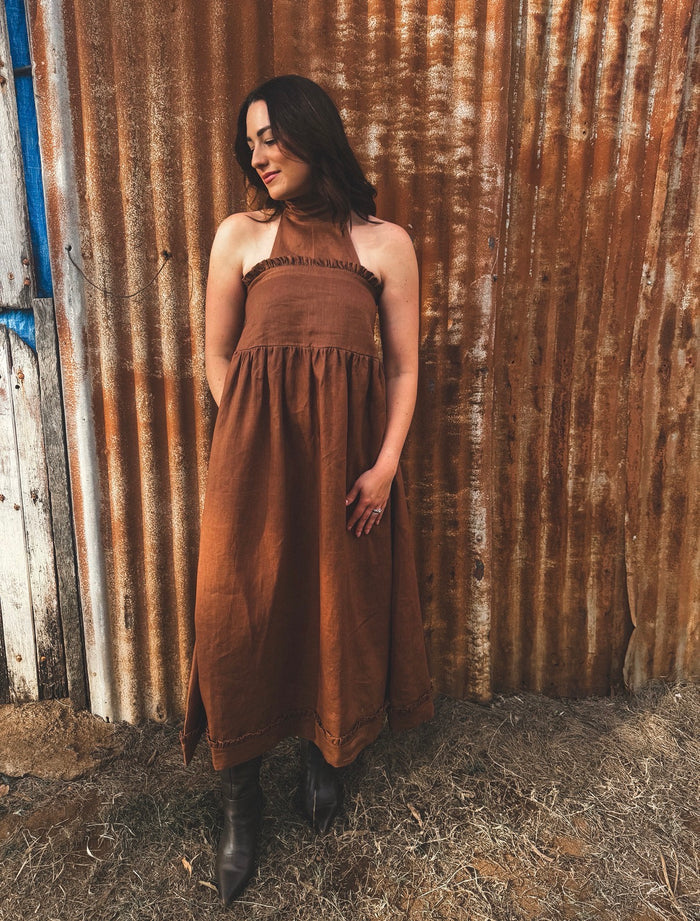 LJC Northshore Dress - Chocolate
