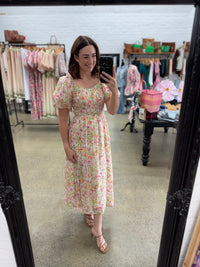 Lee Maxi- Peach Floral