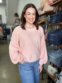 Bria Knit - Blush Pink