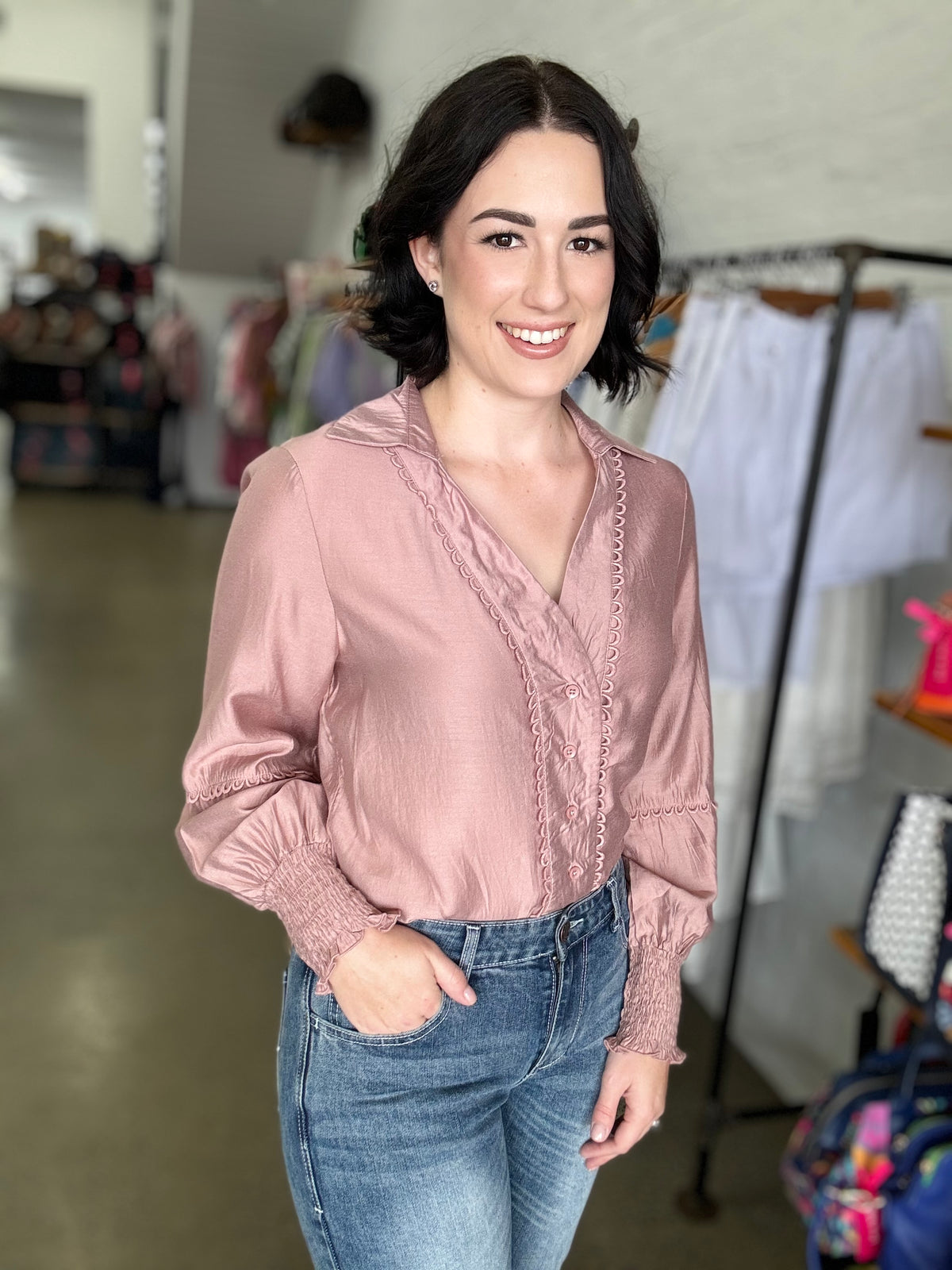Alice Top - Dusty Pink