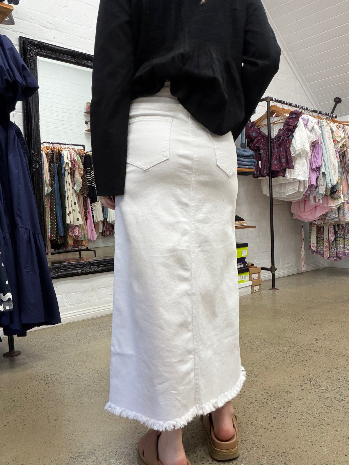 Lizzy Skirt - White