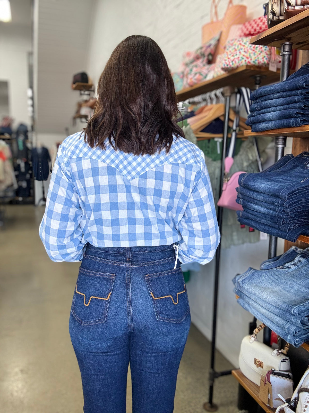 Whitley Top - Heirloom Blue