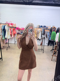 Abbie Dress - Brown