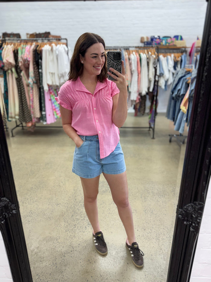 Colette Top - Baby Pink