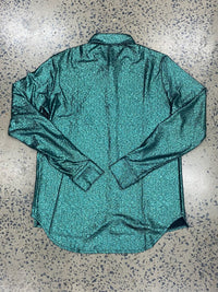 Cowgirl Tuff Pullover Arena Shirt - Jade Shimmer