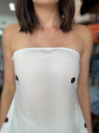 Delilah Set - White & Black Polka Dot