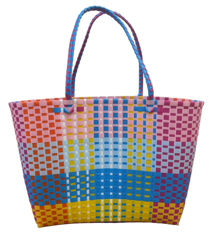 Recycled Plastic Large Tote Bag - Tutti Frutti