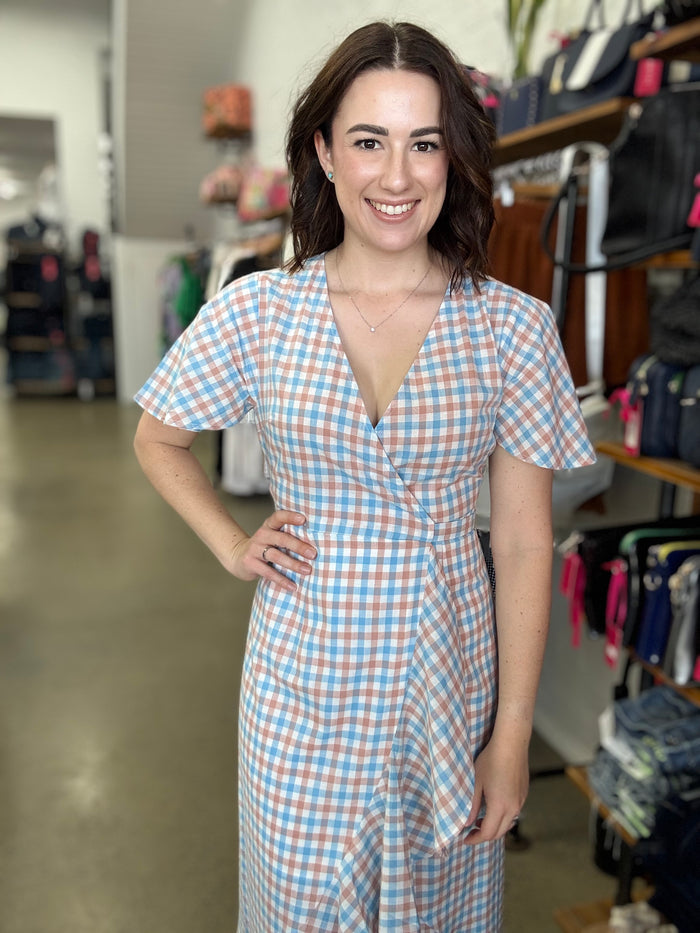 Armani Dress - Pink & Blue Gingham